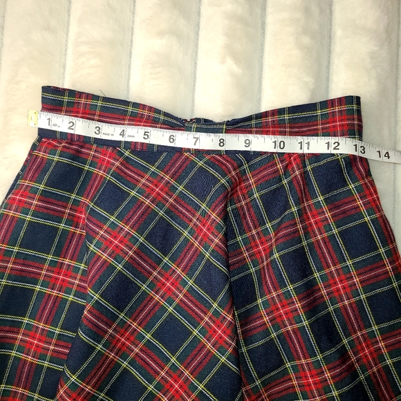 Modcloth Blue and Red Midi A-line Skirt - Picture 11 of 12